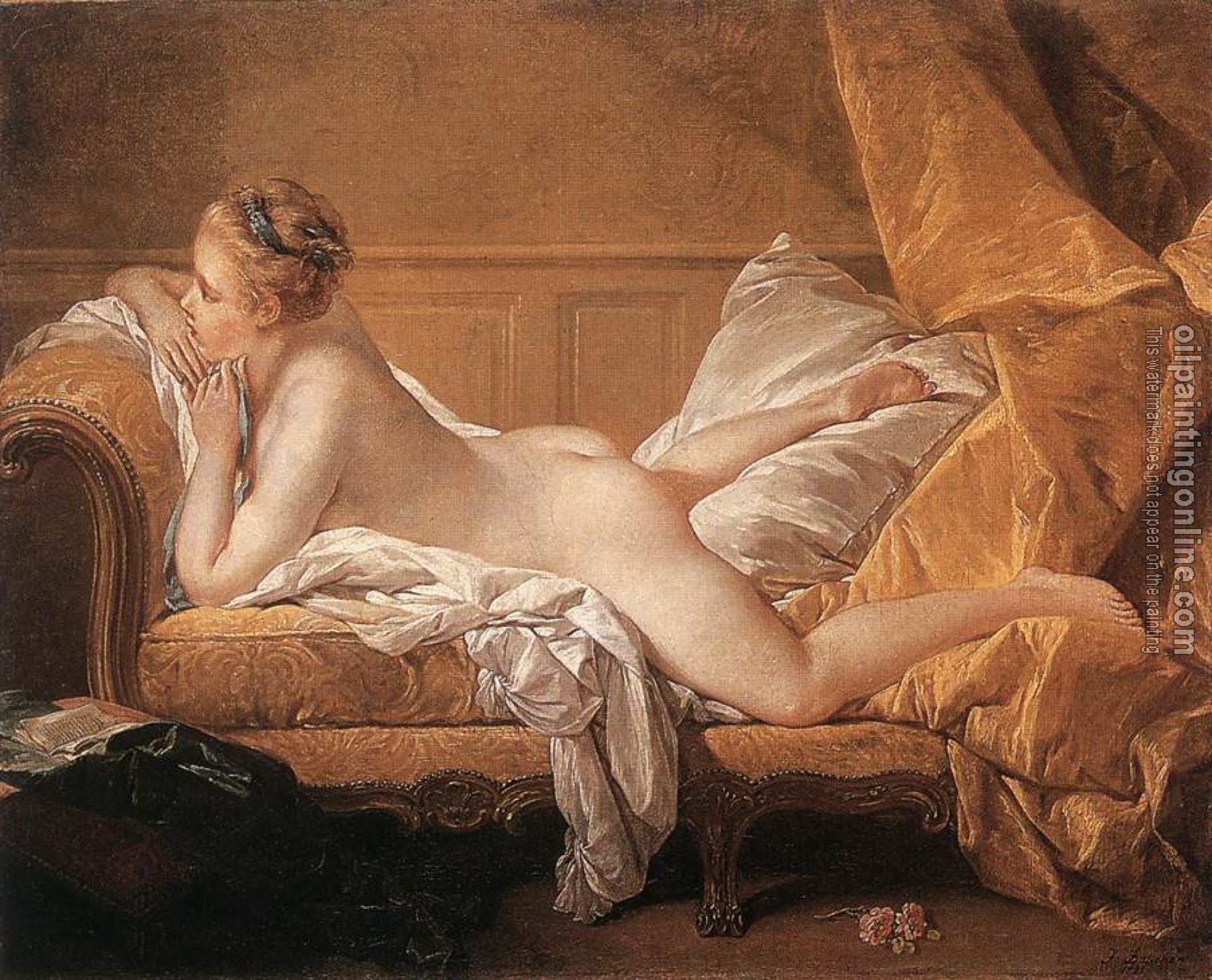 Boucher, Francois - Girl Reclining